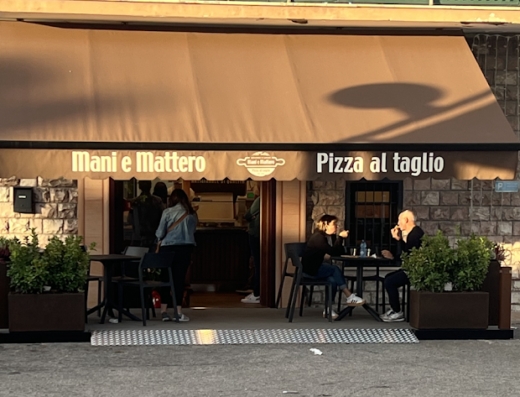 Mani e Mattero pizza al taglio