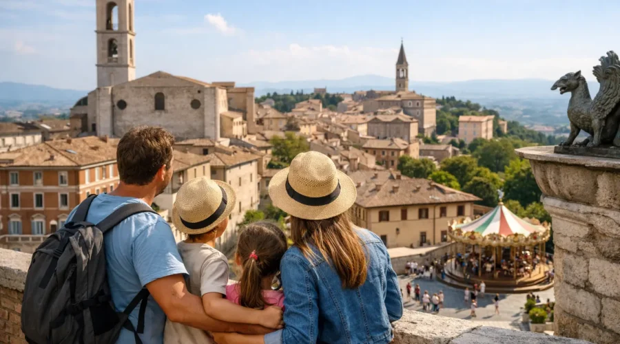Perugia con bambini, cosa fare in famiglia