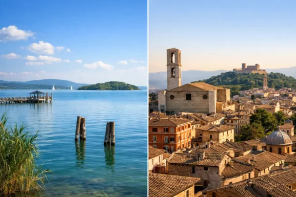 Lago Trasimeno o Perugia, cosa scegliere?