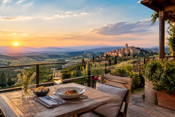 I migliori locali con vista panoramica in Umbria