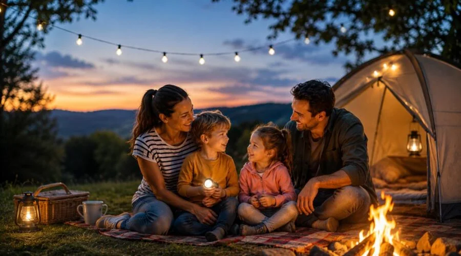 Decalogo per vivere bene una serata all’aperto con i bambini piccoli